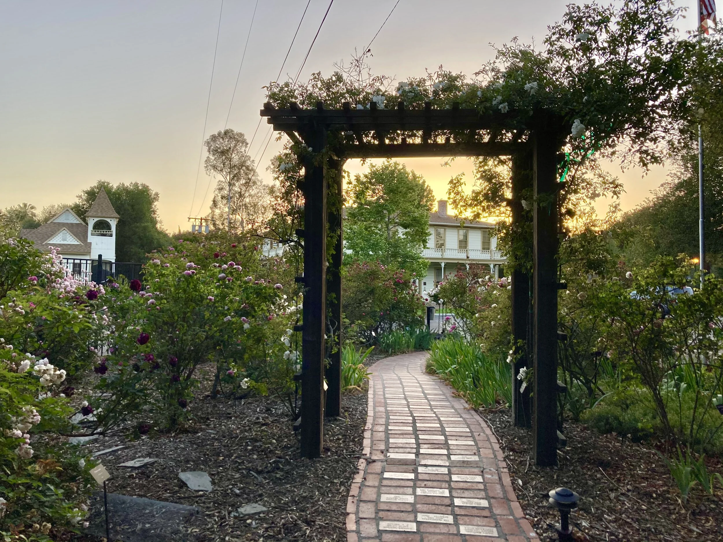 Heritage Rose Garden — Stagecoach Inn Museum